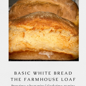 Recipe: Basic White Bread, The Farmhouse Loaf
